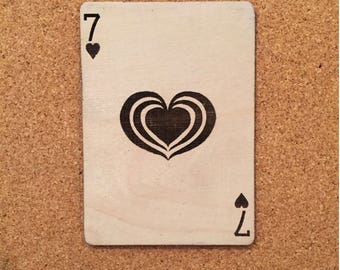 Seven of hearts - Triple heart
