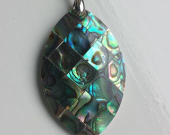 Abalone shell pendant for necklace