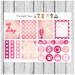 Weekly sticker set - Up and Away hot air balloons - planner stickers