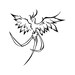 Phoenix Mythical Bird Animal Graphics SVG Dxf EPS Png Cdr Ai Pdf Vector Art Clipart instant download Digital Cut Print File Cricut