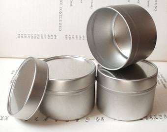 Round Tin With Solid Lids, 100ml Round Tin Box, Small Storage (A Set Of 100 Tins)