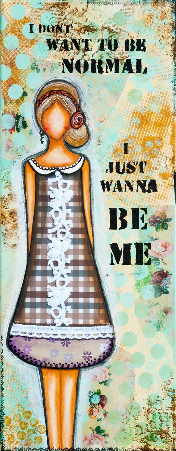 Inspirational Whimsical Art Meaningful Mixed Media Fine Art