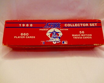 1988 Score Major League Baseball Cards, Premier Edition Collector Set