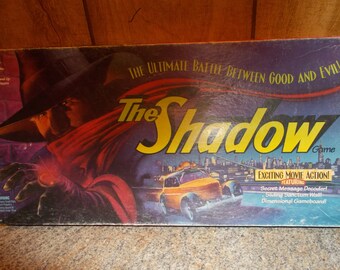 Vintage Board Game The Shadow Battle Between Good & Evil Milton Bradley Movie Action Board Games Spy Game Strategy Game 4 3 2 Player Game