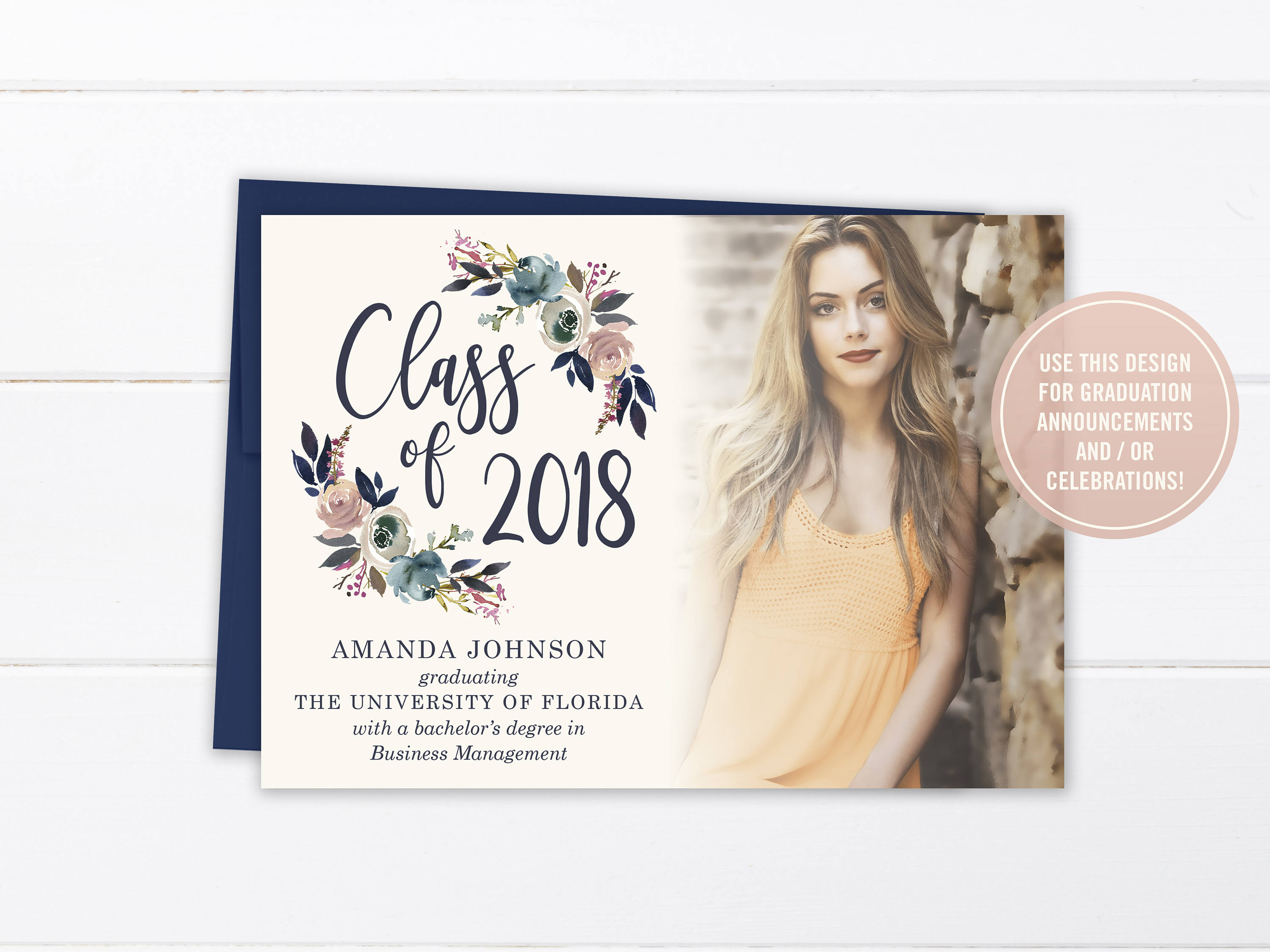 graduation invitation 2018