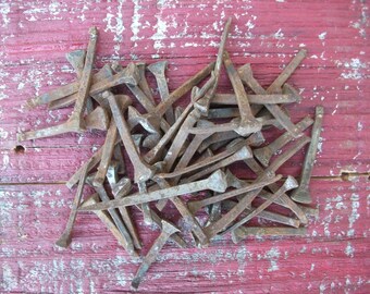 Horseshoe nails, DIY horse project, Rustic Horse Shoe nails arts/crafts, Nails for hanging jewelry, Used shoeing nails, Rustic horseshoes