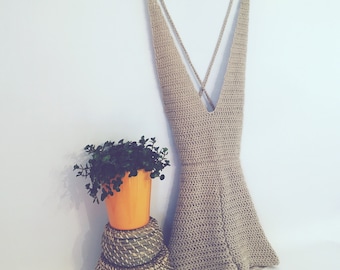 PDF File - Halterneck Playsuit Crochet Pattern
