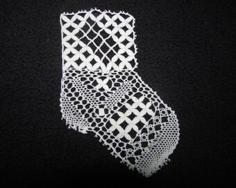 bobbin lace baby shoe pattern
