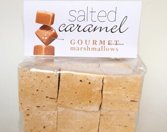 Fresh Homemade Gourmet Salted Caramel Marshmallows **Gluten Free**