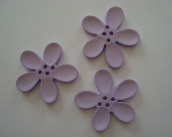Perle Fleur Orchid purple 40mm