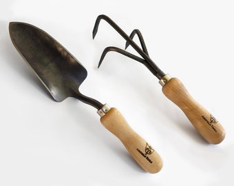 Garden Tool Set--Cultivator & Trowel