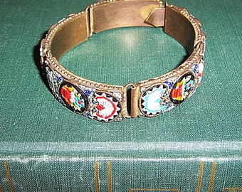 Antique Micro Mosaic Bracelet