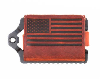 Trayvax Old Glory Element Leather Wallet