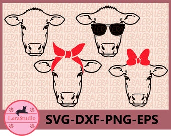 60 % OFF, Calf SVG, Farm svg, Calf with Bandana svg, Calf in Sunglasses Svg, Calf face SVG, dxf, ai, eps, png, Silhouette svg, Vector svg