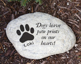 Engraved Dog Memorial Garden Stone, pet, memorial, garden stone, memorial garden stone, cremated, keepsake, memorial, engraved -gfyL582114P