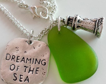 ON SALES: Sea Glass Necklace.
