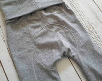 Maxaloones Grow With Me Pants Light Heather Grey
