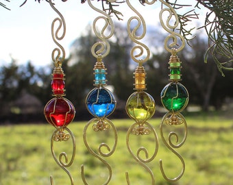 Hummingbird Feeder Hanger Windchimes Hanger Garden Decor