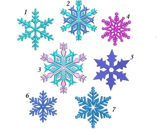 Frozen Snowflake Embroidery Design - 6 designs machine embroidery INSTANT DOWNLOAD