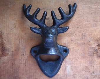 Deer Head Bottle Opener, Hunting Bottle Opener, Beer Opener
