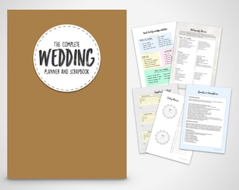 wedding planner coral printable wedding planner scrapbook