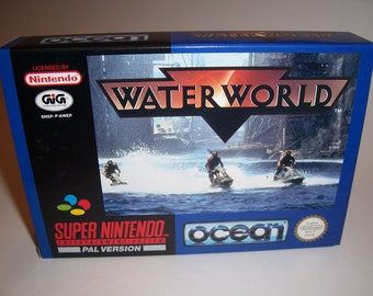Waterworld Snes Super nintendo CIB Pal (New, Mint, Amazing condition)