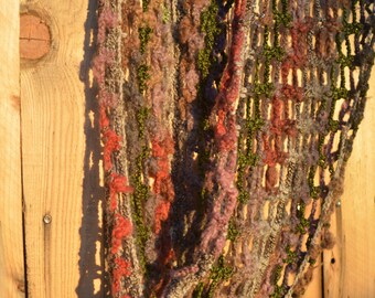 Mixed Texture Infinity Scarf