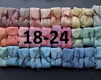 18-24 MONTHS HAND DYED baby tights in a range of beautuiful colours!