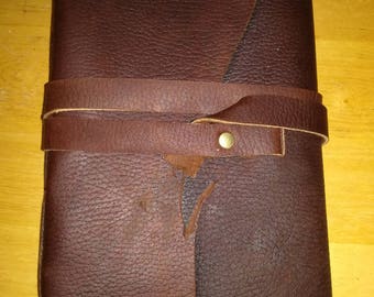 Hand bound leather journal