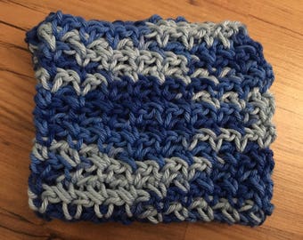 ONE crochet 100% cotton dishcloth/washcloth(012)