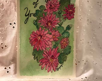 Thinking of You Postcard