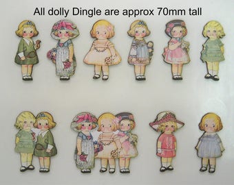 DOLLY DINGLE. Small and Sweet. 1O X Woodcuts with Graphics