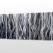 Silver Wall Art Large Metal Wall Art Sculpture Modern Abstract