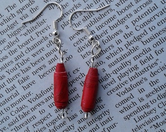 Original handmade drop earrings