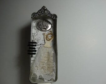 Altered Tin "Mythical Dreams" original art assemblage