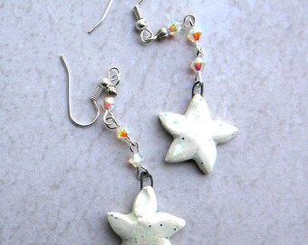 Star Earrings, Star Jewelry, Shooting Star Earrings, Celestial Jewelry