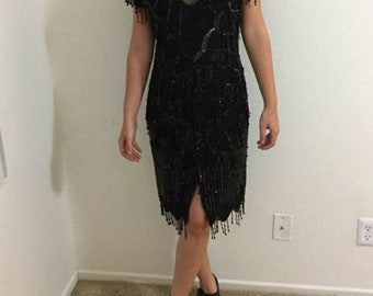 1974 Laurence Kagan Dress *free shipping*
