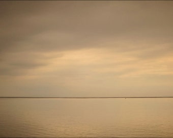 Not A Word, original fine art photography, print, landscape, nature, 8x12, elie, fife, scotland, sea, water, minimalist, dusk, cloud