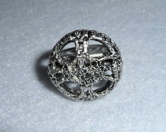 Ring. Tapani Vanhatalo (Finland). Pewter. Vintage.