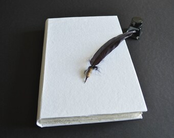 Watercolor journal 100%cotton blank book art journal sketchbook artist journal organic book natural cotton travelers journal