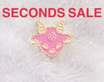 Kawaii Satan Enamel Pin SECONDS SALE
