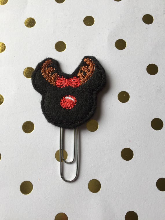 Ms Mouse Reindeer planner Clip/Planner Clip/Bookmark. Holiday Planner Clip. Mouse Planner Clip. Reindeer Planner Clip. Christmas Plan Clip