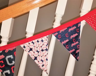 Cleveland Indians Pennant Fabric Banner and Bunting
