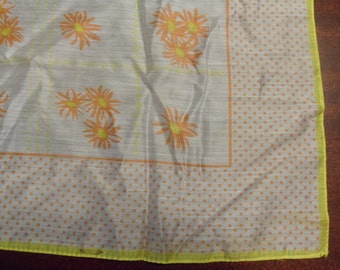 Vintage Neck Scraf, Made In Japan, Rayon/Nylon