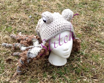 Handmade Crochet Octopus Hat