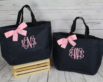 Personalized Bridesmaid Gift Tote Bag Monogrammed Tote, Bridesmaids Tote, Personalized Tote