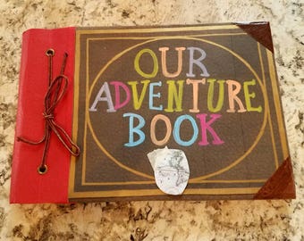 NEW size!!!! Our Adventure Book, My Adventure Book, Up Movie Book, Ellie's Book, Wedding Guest Book, 5 x 7