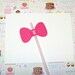 12 Bow Straw Toppers/ Party Suppies/ Birthday Party/ Party Decorating