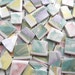 Mosaic Tiles - PASTEL FLORALS - Broken China - Recycled Plates