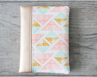 Passport Wallet, Travel Wallet, Travel Organizer, Passport Cover for 1 (one), 2 (Two), 3 (three) or 4 (four) - Faux Leather - Metallic Gold